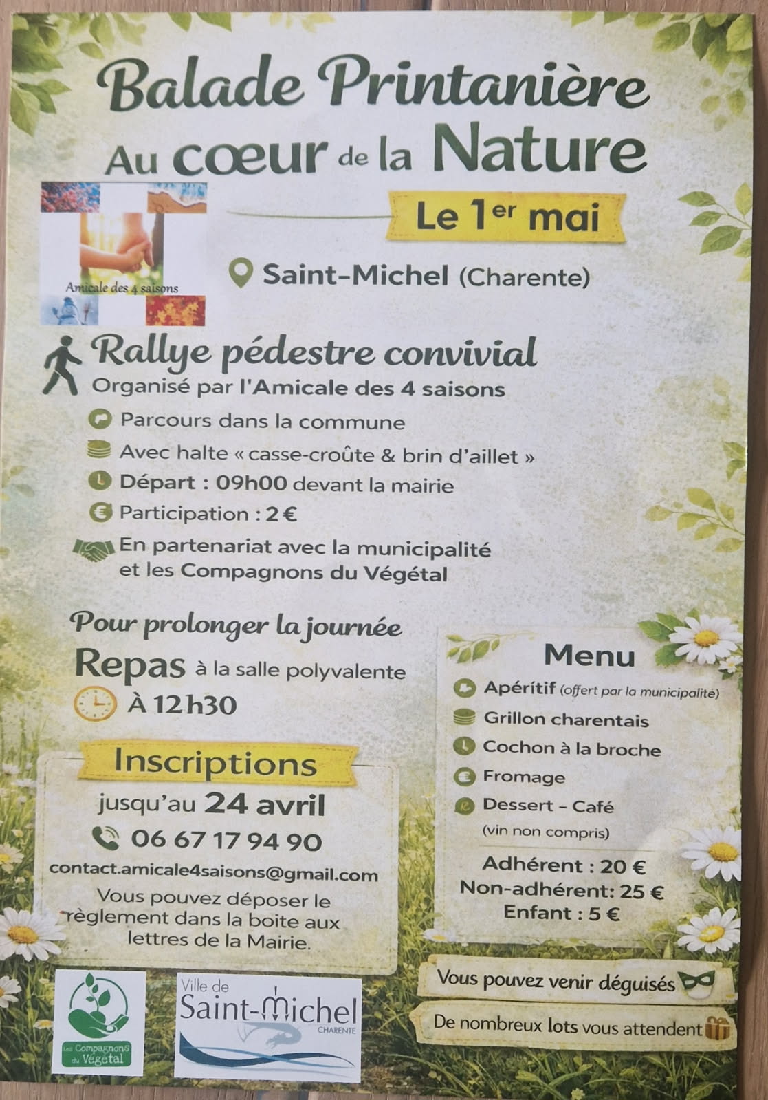 « Ce vendredi 1er mai, balade gourmande et grand repas à la salle des fêtes de St Michel ! Nous recevons Mariam pour découvrir le programme et noter comment réserver… » episode artwork