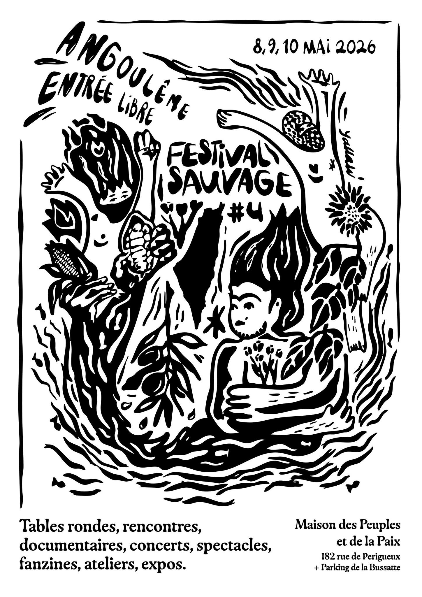 Cette fin de semaine, du 9 au 11 mai, vivez la nouvelle édition du festival sauvage à Angoulême ! episode artwork