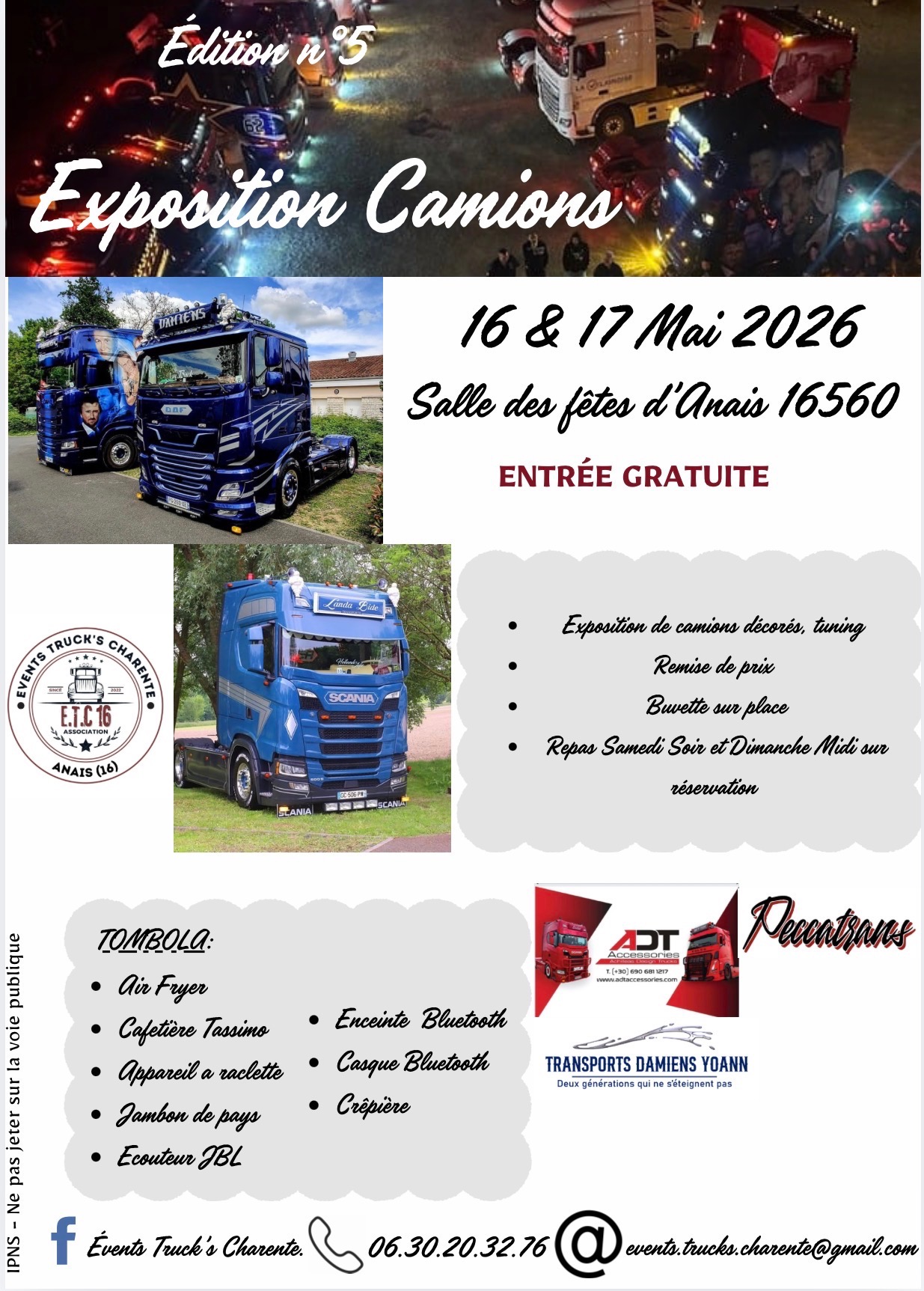 « ce weekend, samedi et dimanche, vivez la cinquième édition de la grande exposition de camions décorés à Annais ! Orianna nous détaille le programme… » episode artwork
