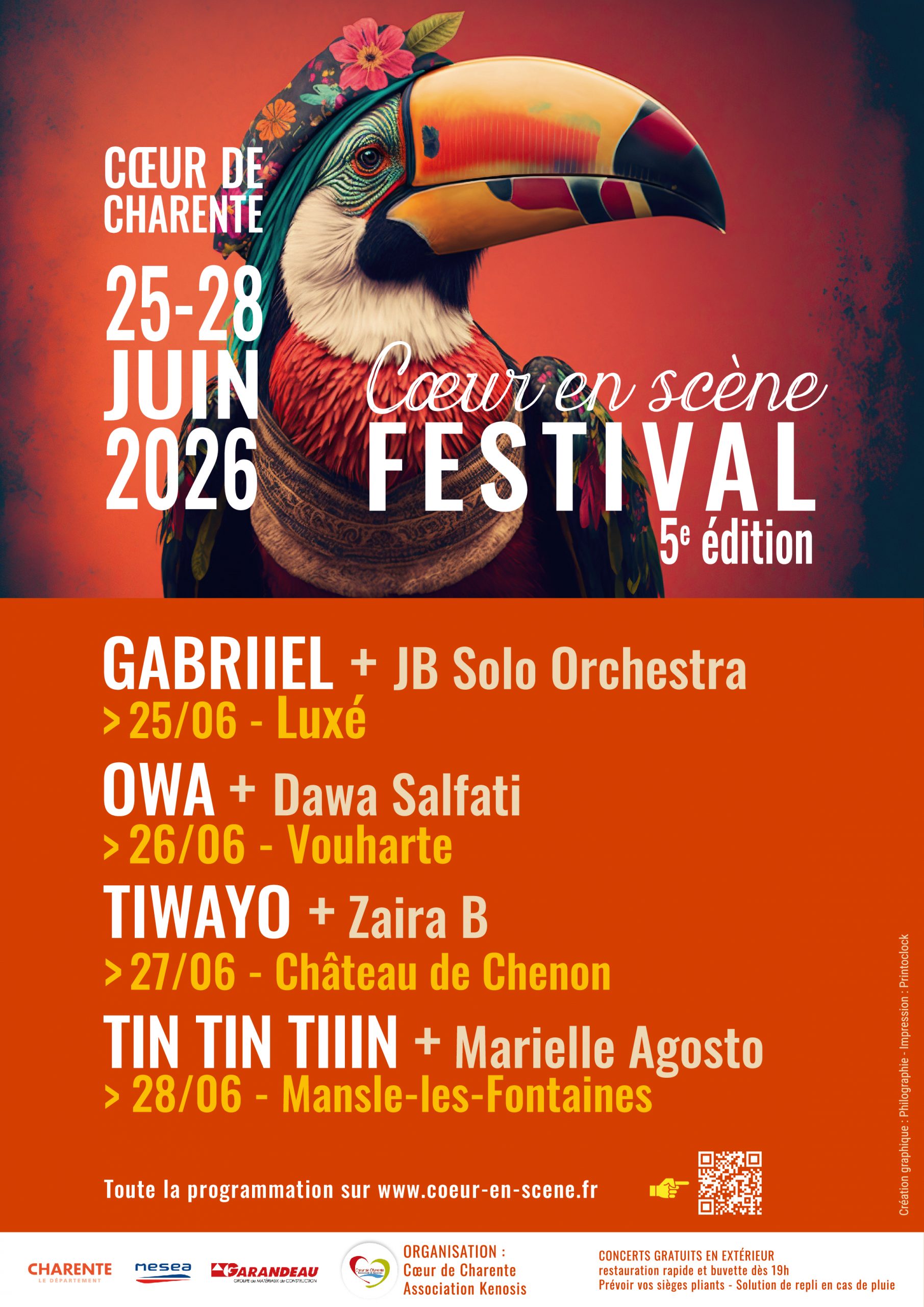 A partir de ce jeudi et jusqu’à dimanche, vivez la cinquième édition du cœur en scène festival episode artwork